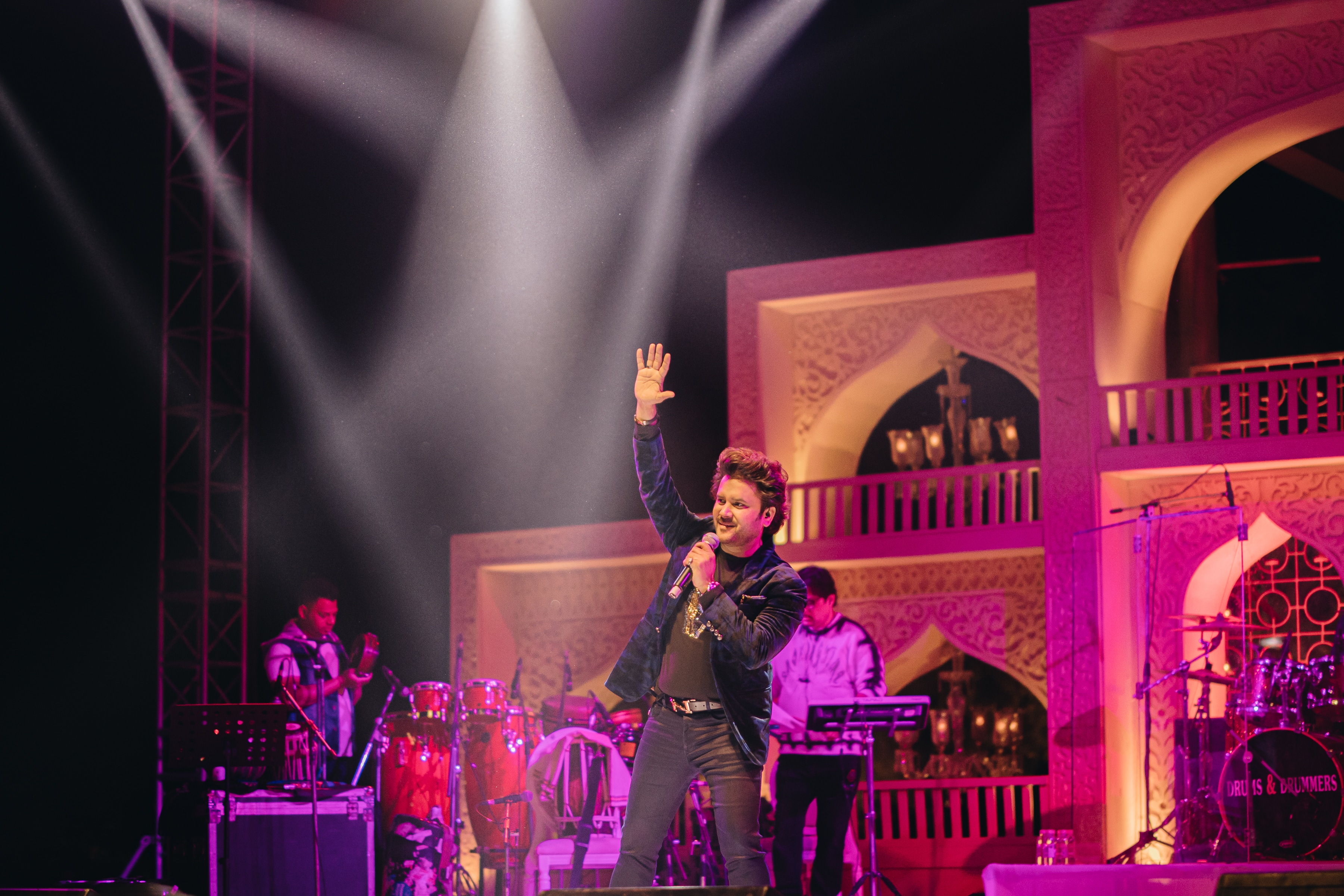 Luxury wedding setup